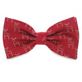 JEMYGINS Christmas Bow Ties for Mens Shirt  Snowflake Christmas Tree Pattern Men Silk Bow Tie  Christmas Party Gift