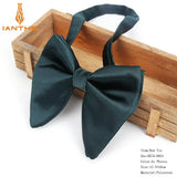 Men's Fashion Suits Bow Tie Women Classic Big Bowtie For Man Wedding Bowknot Adult Mens Bowties Cravats Uniform Solid Black Tie