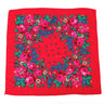 70*70cm Luxury Flowers Square Russian Scarf Women Floral Printed Shawl Female Bandana Head Wrap Headband Scarves Handkerchief