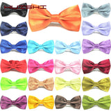HUISUI 2024 New 43 Color Suit Bow Tie Wedding Gift Solid Party Classic Butterfly Cravat Wholesale Polyester Material Bowtie