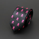 Fashion Casual Tie 5cm Skinny Slim Necktie Printing Skull Poker Smiling Face Symbol Hip Hop Boy Novelty Accessories Necktie Gift