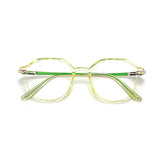 Fashion Women Anti Blue Light Glasses Blue Light Blocking Eyewear Luxury Brand Round Optical Spectacle Frame Computer Glasses