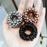Pearls Beads Hair Ties Elastic Hair Bands For women Hair Rope Scrunchies Ponytail Holders Rubber Hair Accessories