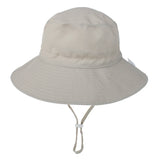 Girls Boys Outdoor Anti UV Beach Cap Summer Baby Sun Hat Swimming Hat Kids Bucket Cap with Adjustable Chin Strap 0-8 Years