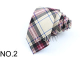 New Soft TR Fabric Polyester Ties For Men Skinny Plaid Business Tie Wedding Dress Butterfly Designer Daily Neckwear Accessories