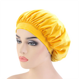 New velvet high elastic wide-brimmed nightcap flannel round hat chemotherapy hat scarf hat