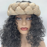 Bronzing Fabric Women's Headbands Elastic Braids Hair Bands Female Turban Cap Party Headwear Accessories Fashion Bandage Bandana