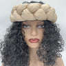 Bronzing Fabric Women's Headbands Elastic Braids Hair Bands Female Turban Cap Party Headwear Accessories Fashion Bandage Bandana