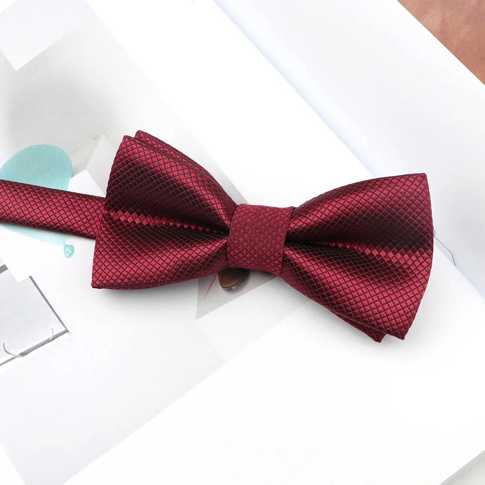 Solid Colorful Parent-Child Bowtie Set Classic Cute Family Butterfly Party Dinner Wedding Design Cute bow tie Accessory NO.1-15