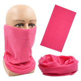 Outdoor Magic Bandana Solid Neon Color Cycling Hiking Scarves Headband Polyester Fashion Neck Cover Fishing Windproof Face Mask