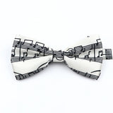 Musical Note Bow Tie Guitar Piano Stave Adult Children Bowtie Novelty Handmade Butterfly Wedding Party Men Gift Accessories