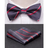 Men Bowtie Cravat Set Fashion Butterfly Party Wedding Ties Girls Business Jacquard Bow Tie Men Bowknot Wholesale Accessories