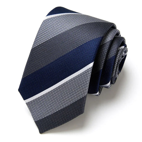 48Colors Classic 7.5cm Tie for Men Silk Tie Luxury Striped Slim Ties for Men Suit Cravat Wedding Party  Gravatas