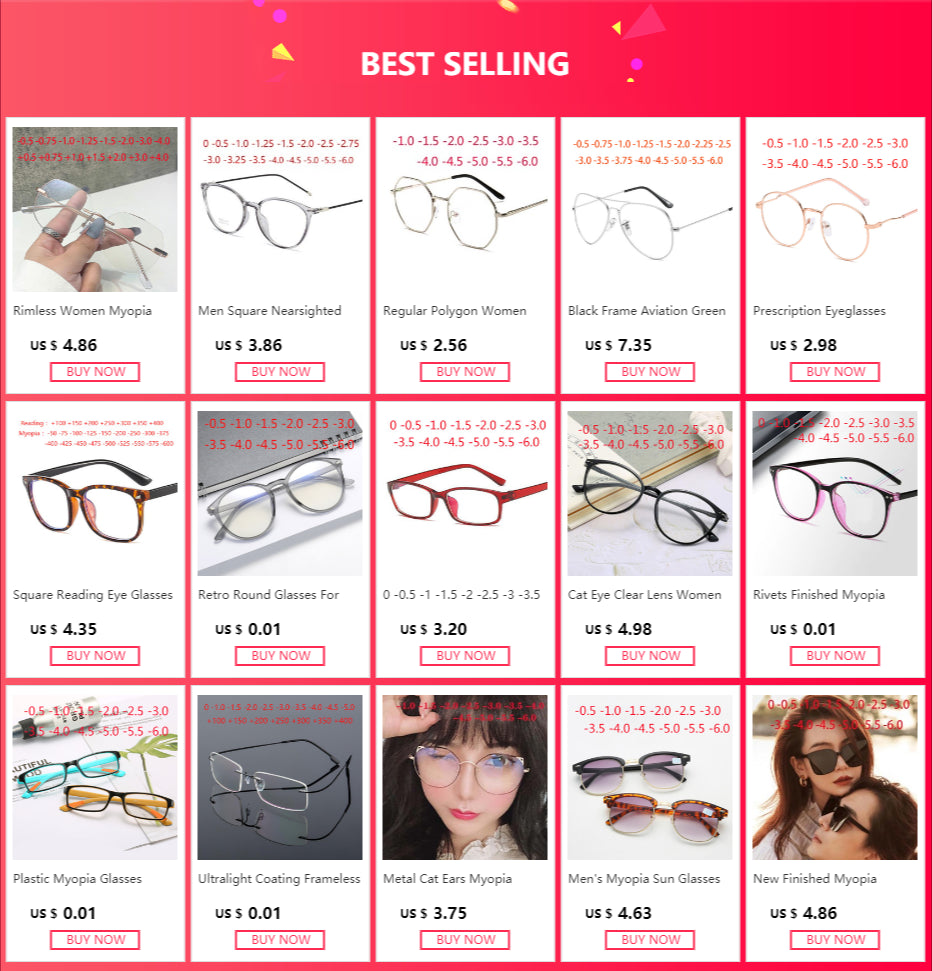 New Finished Myopia Sun Glasses Fashion Gray Lens Metal Legs With Degrees Sunglasses -1 -1.5 -2.0 -2.5 -3.0 -3.5 -4.0