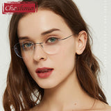 Titanium Prescription Glasses Ultra Light Eyewear Optical Glasses Frame for Male and Female Clear Lenses