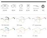 Blue Light Blocking Glasses Frame New Eyewear Prescription Female Eyeglasses Optical Women Spectacles UV400 Anti-Reflective