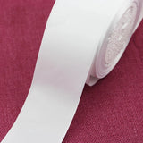 (25 yards/roll) White Single Face Satin Ribbon Wholesale Gift Wrapping Christmas ribbons