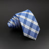 Men Jacquard Woven Tie Classic Plaid Striped Ties Fashion Polyester Necktie For Wedding Business Party Suit Dress Gravatas Gift