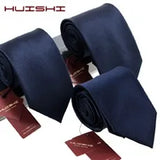 HUISHI 8cm Dot Neckties Skinny Fashion Business Men Polyester Microfiber Neck Tie Polka Check Men Neckie For Gentlemen Wedding