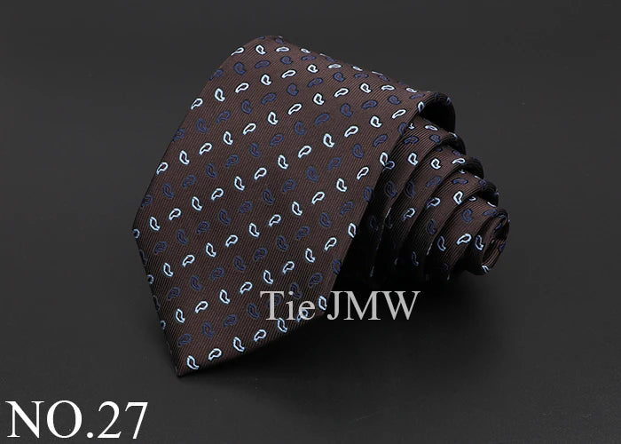 Classic Silk Men Tie Plaid Stripe Floral Ties Formal Wear Business Suit Jacquard Necktie Wedding Party Gift Daily Accessories