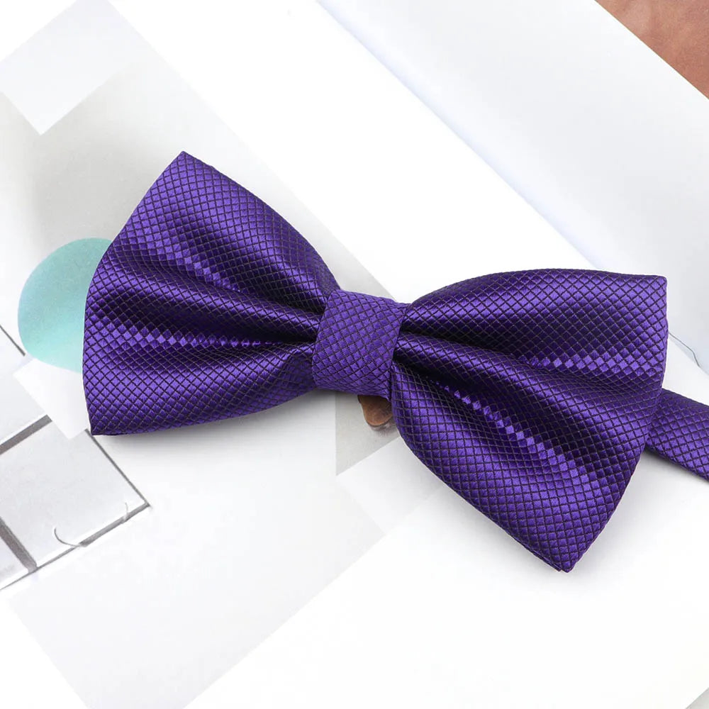 Solid Colorful Parent-Child Bowtie Set Classic Cute Family Butterfly Party Dinner Wedding Design Cute bow tie Accessory NO.1-15