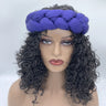 Latest Exaggerated Satin Twist Braids Headband Handmade African Headtie Nigerian Wedding Gele Women Turbans Ladies Head Wraps