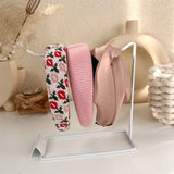 2022 Gentle Pink Womans Hairbands Girl Sweet Plush Wide Side Sponge Headband Hair Hoop Fashion Simple Solid Color Hair Accessory