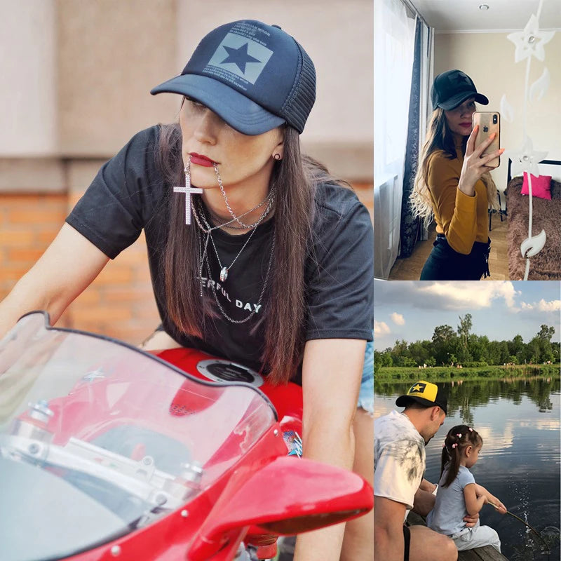 Fashion Brand Baseball Cap Women Baseball Hat Breathable Men Women Summer Mesh Cap Baseball Caps Gorras