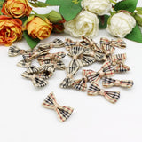 50pcs/lot Cute Handmade DIY Small Polyester Satin Ribbon Bow Tie Wedding Scrapbooking Embellishment Crafts Accessory Decoration