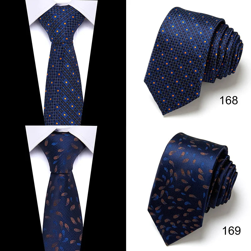 Brand Ties for Men Floral Cotton  Wedding Black Tie 7cm Gravatas Corbatas Fashion Casual Printed Tie Necktie Cravate