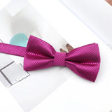 Solid Colorful Parent-Child Bowtie Set Classic Cute Family Butterfly Party Dinner Wedding Design Cute bow tie Accessory NO.1-15
