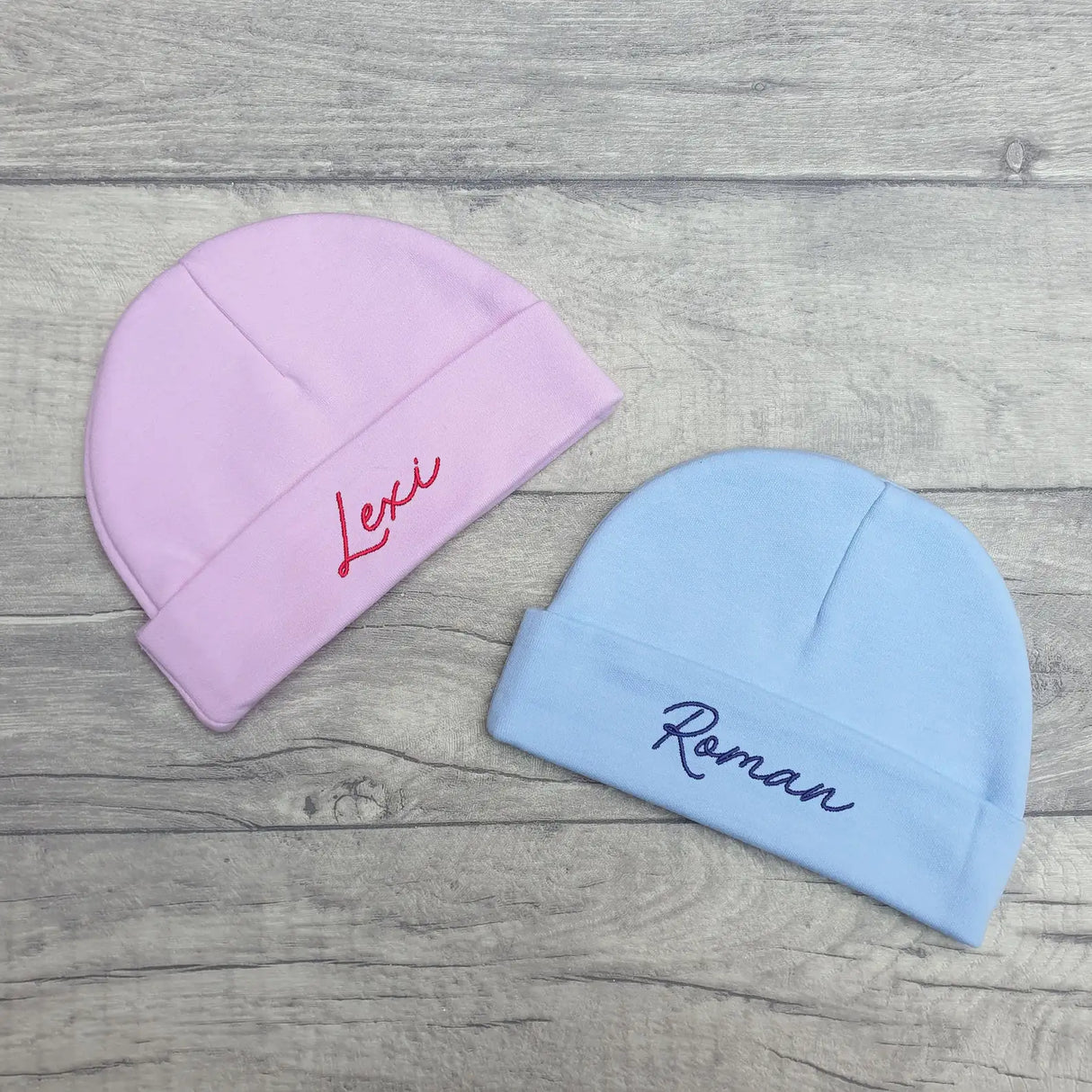 Embroidered Personalised Baby Hat Baby Shower Gifts Newborn Hat Custom Any Name Infant Toddler Hat New Baby Hospital Hat Beanie