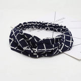 2020 Fashion Bohemian Headband Print Hairbands For Women Girls Vintage Cross Knot Turban Bandanas Headwear Hair Accessories