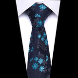 2023 New Design Wholesale 7.5 cm Jacquard Tie Red Men Floral Suit Accessories Fit Formal Party