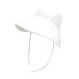 Big Brim Baby Sun Hat Summer Spring Kids Bucket Hat for Girls Boys Cotton Linen Children Cap Beach Travel Kids Hats Caps 2M-4Y
