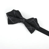 Men Ties Fashion Butterfly Party Wedding Bow Tie for Boys Girls Plaid Check Red Black Bowknot Wholesale Accessories Bowtie