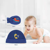Newborn Baby Hat and Mittens Girl Boy Cap Comfy Infant Hat & Gloves Cotton Toddler Baby Accessorise For 0-6M