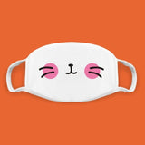 Cotton Kawaii Funny Anime Expression Mouth Face Mask Smile Breathable Masks For Korean Unisex Face Mouth Muffle Mask Accessories