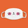 Cotton Kawaii Funny Anime Expression Mouth Face Mask Smile Breathable Masks For Korean Unisex Face Mouth Muffle Mask Accessories