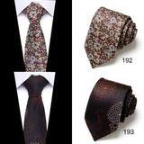 2023 New Design Wholesale 7.5 cm Jacquard Tie Red Men Floral Suit Accessories Fit Formal Party