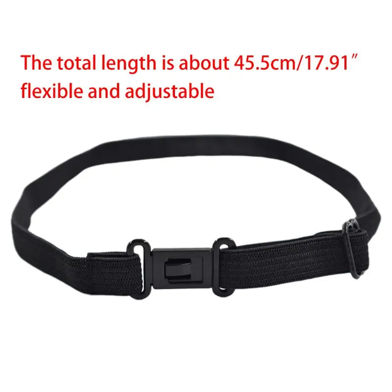 10 Pcs/Set Men Women Kids DIY Accessories Bow Tie Adjustable Polyester Belt with Clip Bowtie Black Elastic Strap Extender Bands