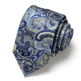 Brand Ties for Men Floral Cotton  Wedding Black Tie 7cm Gravatas Corbatas Fashion Casual Printed Tie Necktie Cravate