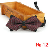 Men Ties Fashion Butterfly Party Wedding Bow Tie for Boys Girls Plaid Check Red Black Bowknot Wholesale Accessories Bowtie