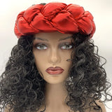 Bronzing Fabric Women's Headbands Elastic Braids Hair Bands Female Turban Cap Party Headwear Accessories Fashion Bandage Bandana