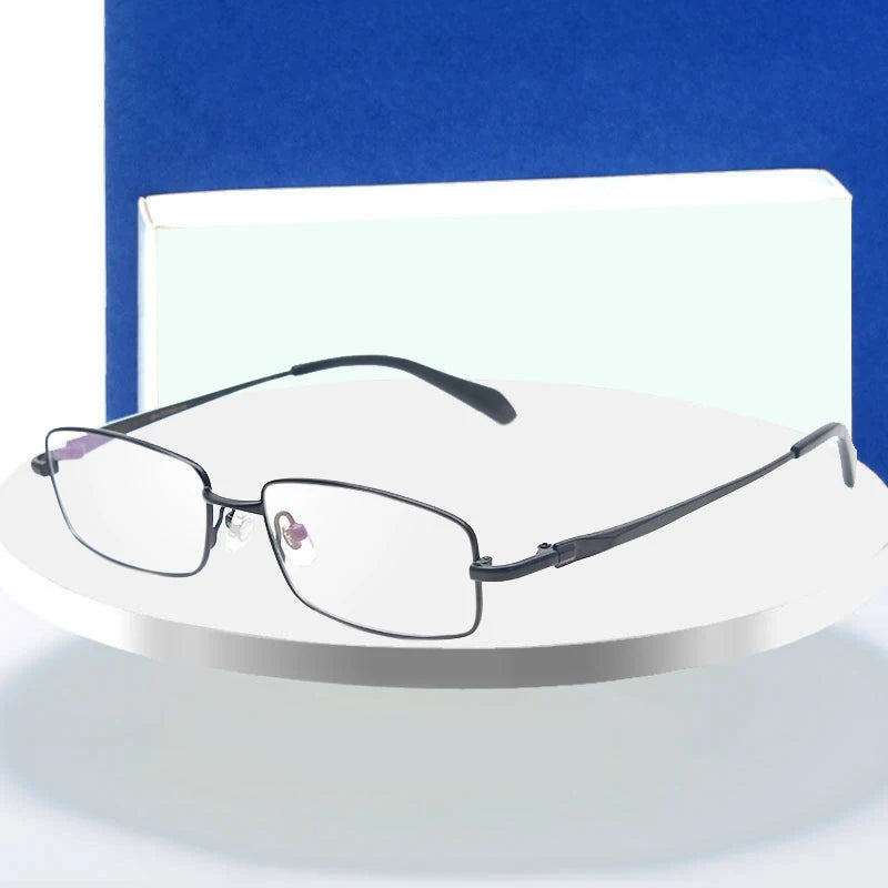 Full Rim Pure Titanium Eyeglasses Frame for Men Optical Glasses Frame Prescription Eyewear Spectacles 9867 Alloy Fashion Frame