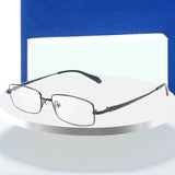 Full Rim Pure Titanium Eyeglasses Frame for Men Optical Glasses Frame Prescription Eyewear Spectacles 9867 Alloy Fashion Frame