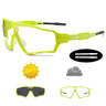 ELAX Brand New Style Photochromic Sunglasses Sports Men Women Mtb Bike Bicycle Eyewear Cycling Glasses