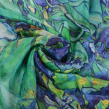 [BYSIFA] New Blue Green Silk Scarf Shawl Women Fashion Brand 100% Pure Silk Long Scarves Autum Winter Warm Neck Head Scarf Hijab