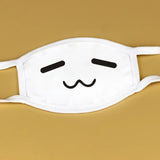 Cotton Kawaii Funny Anime Expression Mouth Face Mask Smile Breathable Masks For Korean Unisex Face Mouth Muffle Mask Accessories