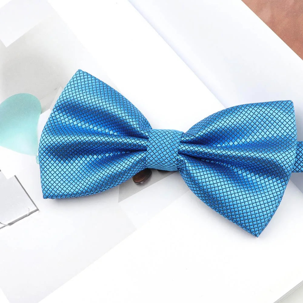 Solid Colorful Parent-Child Bowtie Set Classic Cute Family Butterfly Party Dinner Wedding Design Cute bow tie Accessory NO.1-15